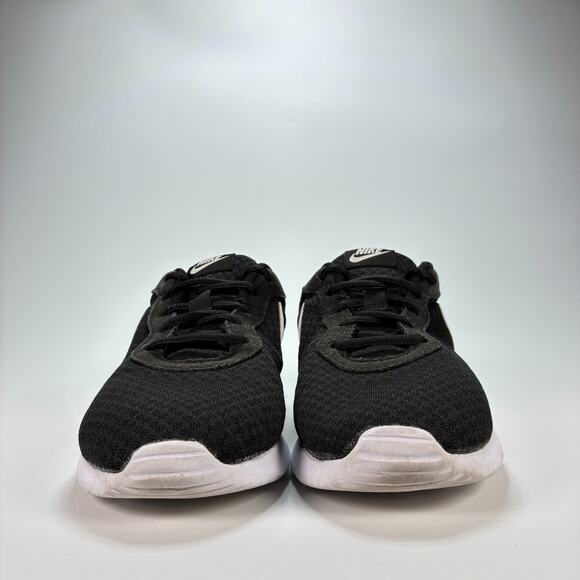 Nike Tanjun Black White Athletic Lace Up Running Shoe 812655-011 Women's Size 7 - Picture 2 of 11